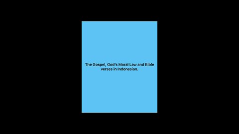 Tonight's Gospel translations Indonesian and Haitian/Creole. #gospel #bibleverses #tencommandments