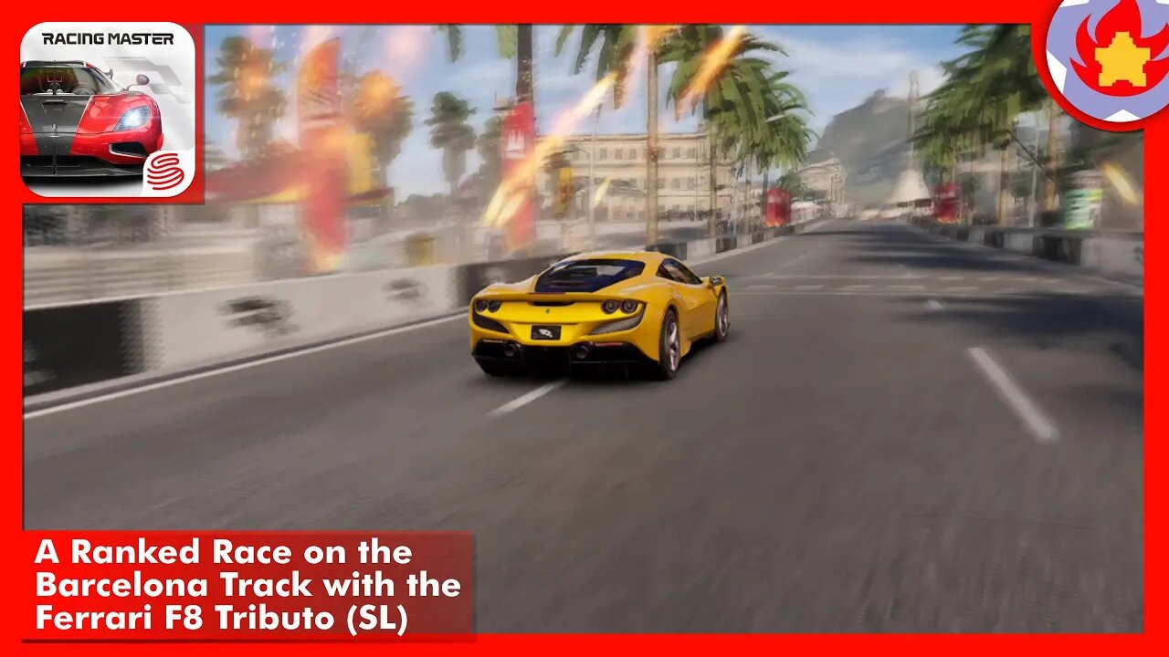 A Ranked Race on the Barcelona Track with the Ferrari F8 Tributo (SL) | Racing Master