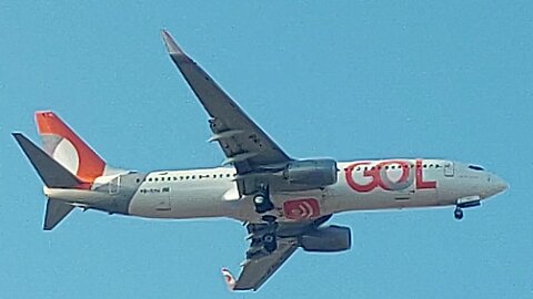 Boeing 737-800 PR-GXU coming from Rio de Janeiro to Fortaleza