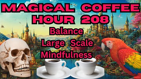 Magickal Coffee Hour - Episode 208- Balancing being mindful of large-scale life and issues