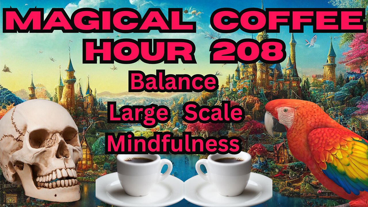 Magickal Coffee Hour - Episode 208- Balancing being mindful of large-scale life and issues