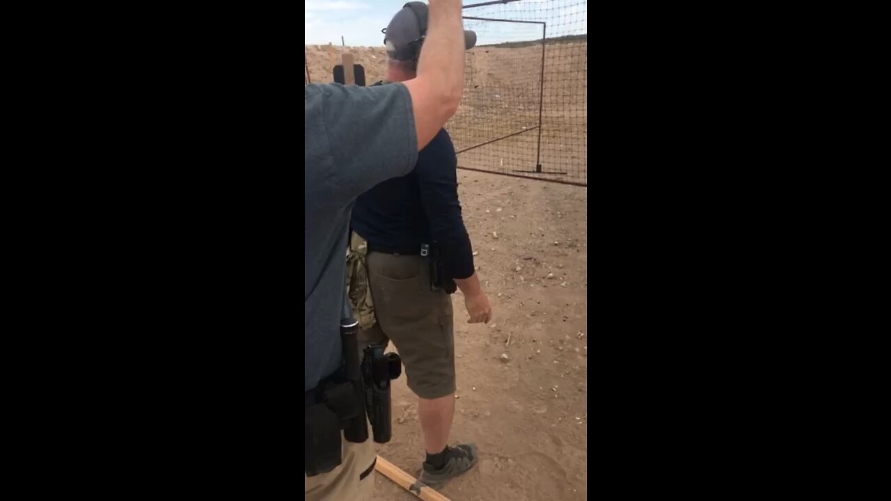USPSA noob, messed up Texas star on a swing
