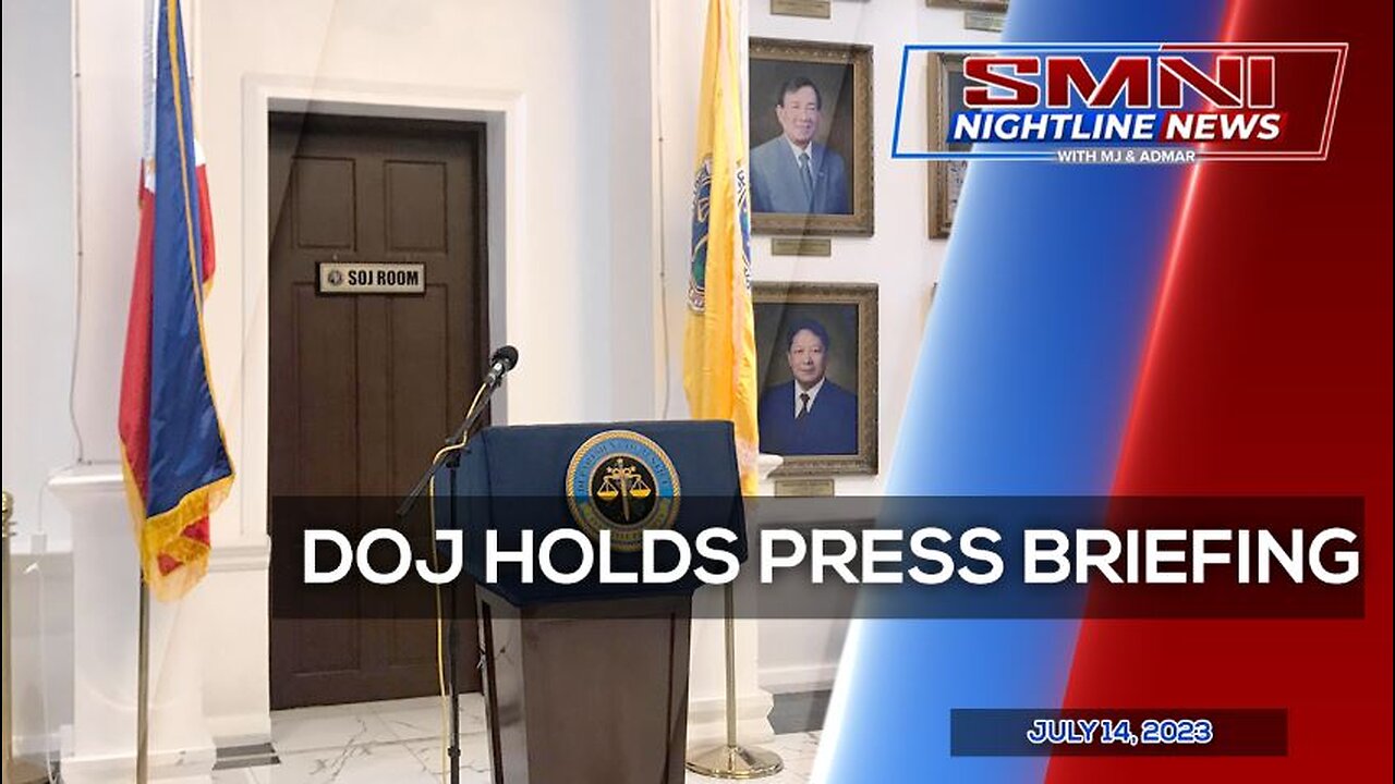REPLAY: DOJ holds press briefing | July 14, 2023