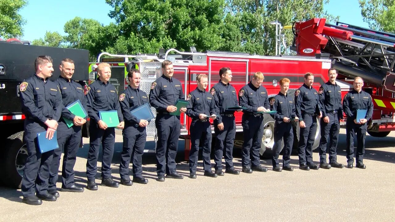 Lethbridge Fire And Emergency Services Reveal 12 New Recruits - July 5, 2022 - Micah Quinn