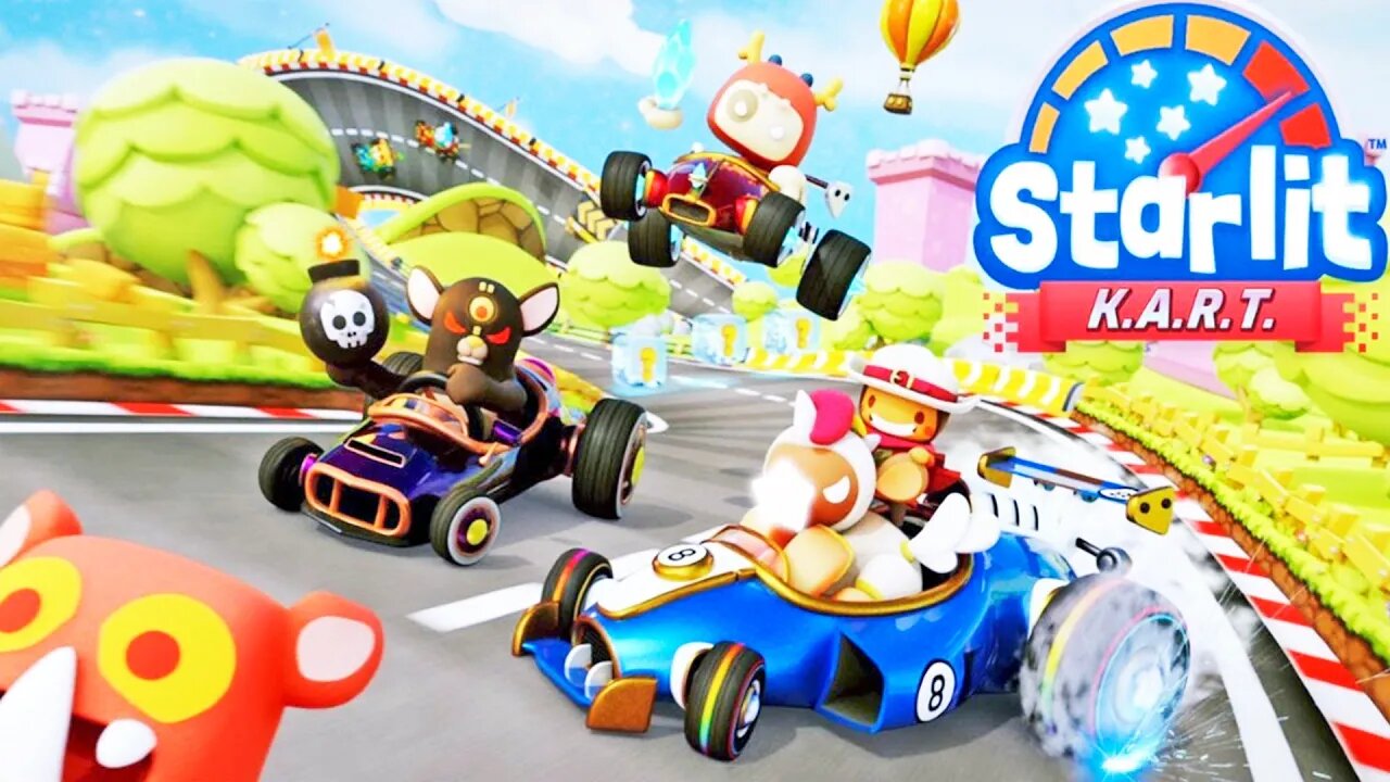Starlit KART Racing: Copa Picos Paralelos - Primeira Gameplay