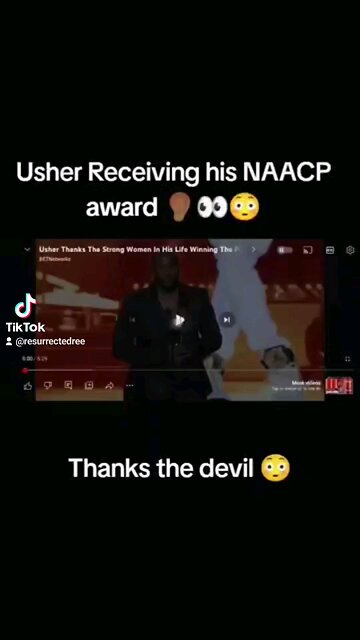 Usher Thanks the Devil for his award