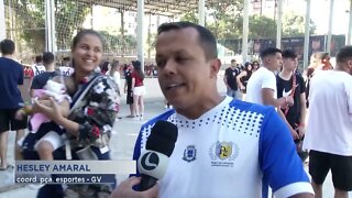 À tarde: Jogos da Cav mobiliza estudantes do leste de Minas, em Gov. Valadares