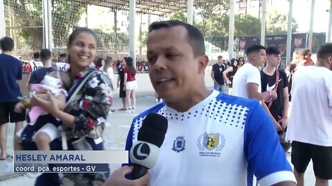 À tarde: Jogos da Cav mobiliza estudantes do leste de Minas, em Gov. Valadares