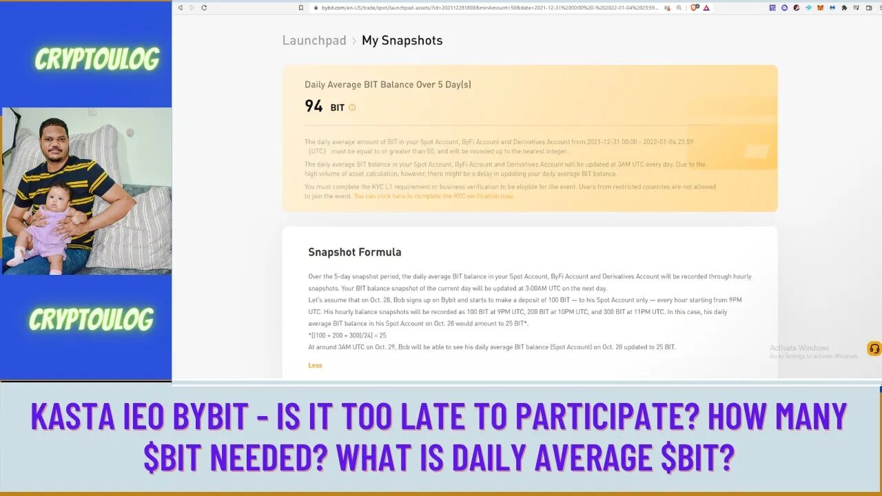 Kasta IEO Bybit - Is It Too Late To Participate? How Many $BIT Needed? What Is Daily Average $BIT?