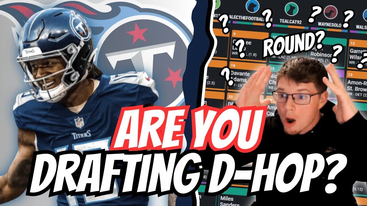 Are You Drafting DeAndre Hopkins... What Round? | Fantasy Football 2023 Stream #36