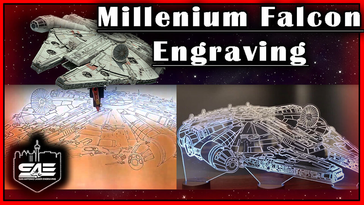 Millennium Falcon CO2 cutout