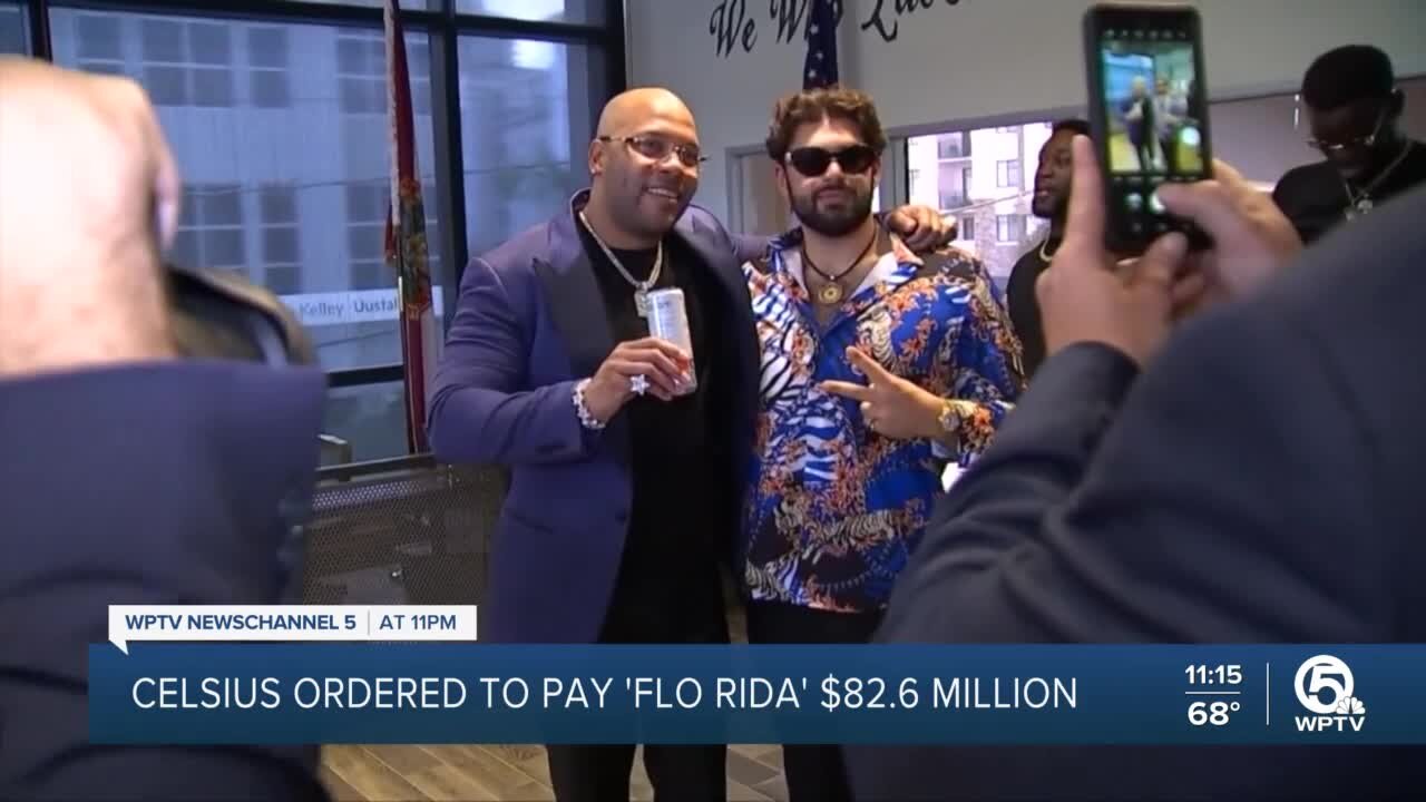 Celsius ordered to pay Flo Rida $82.6 million