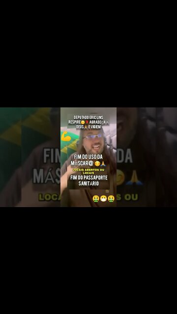 Fim da MÁ$CAR@ e Passaporte Sanitário no Sul-Deputado Eric Lins Ar é VIDA
