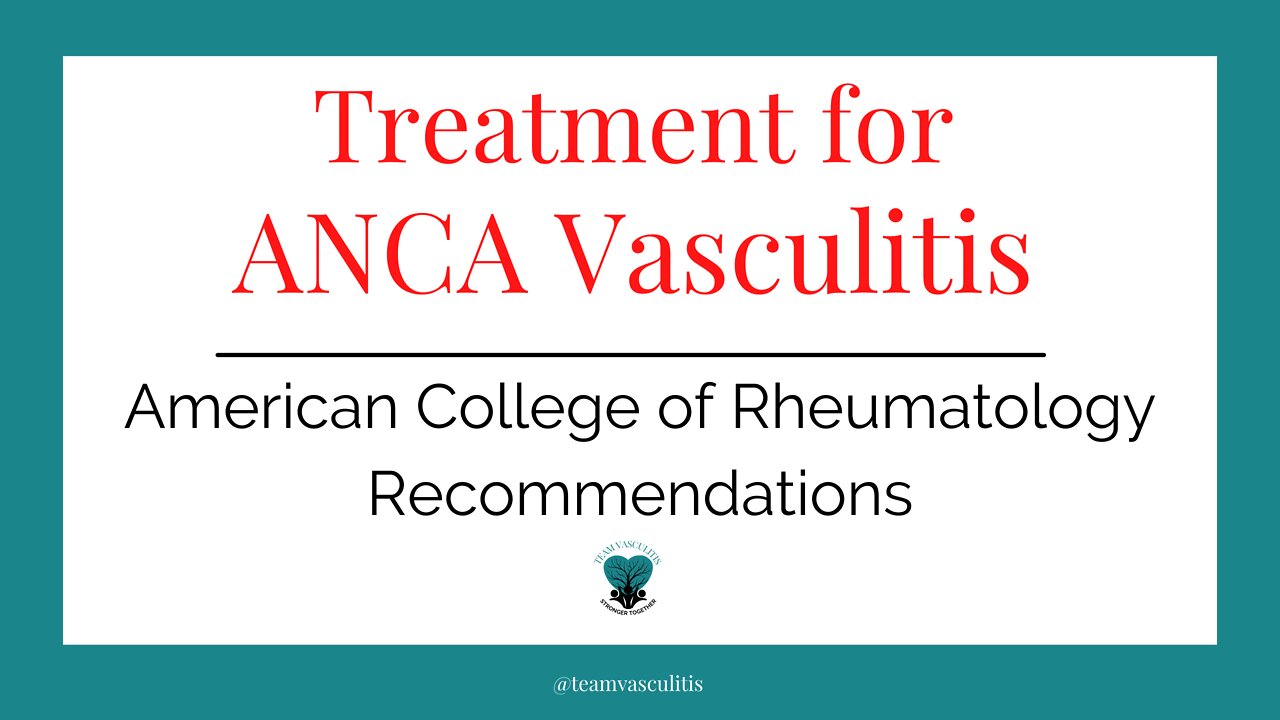 Treatments for ANCA Vasculitis