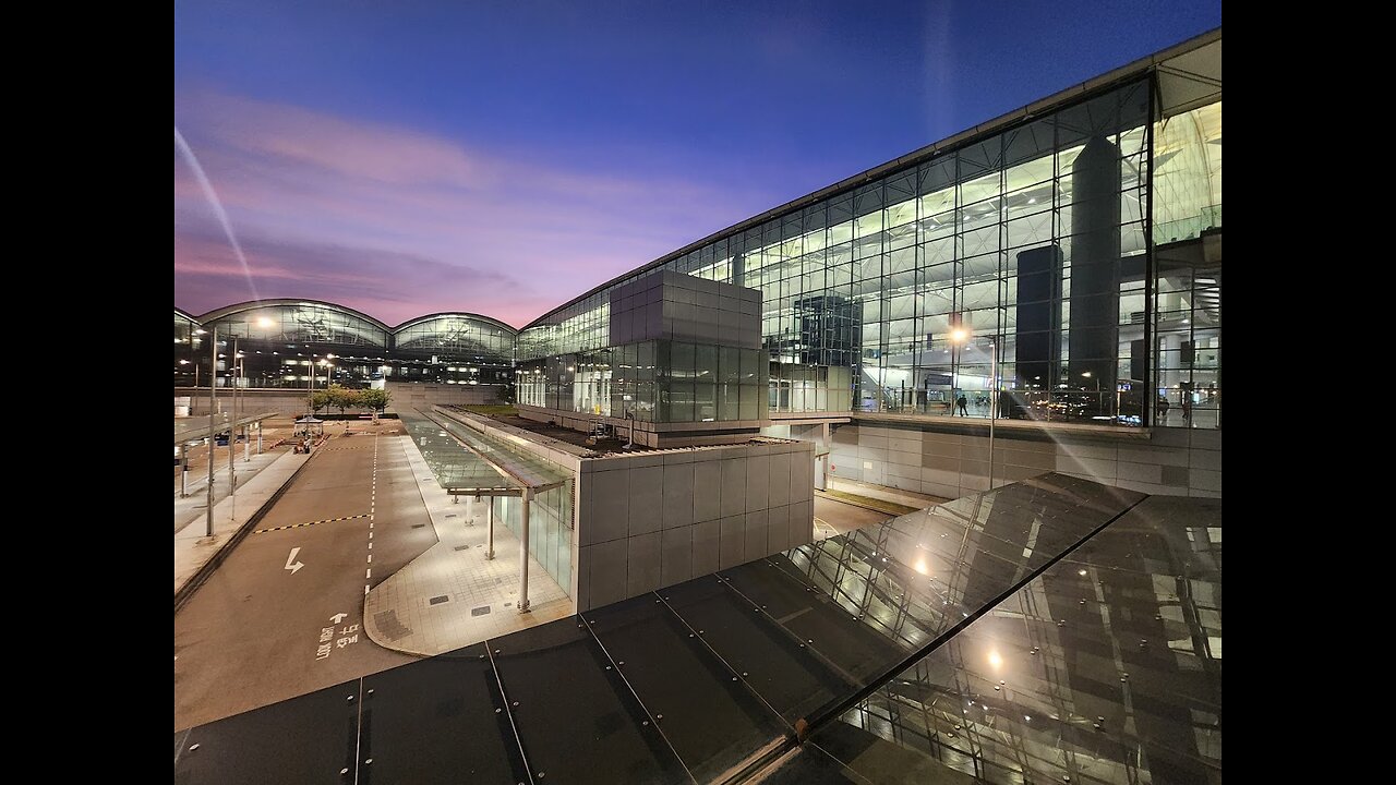 Hong Kong International Airport 4k