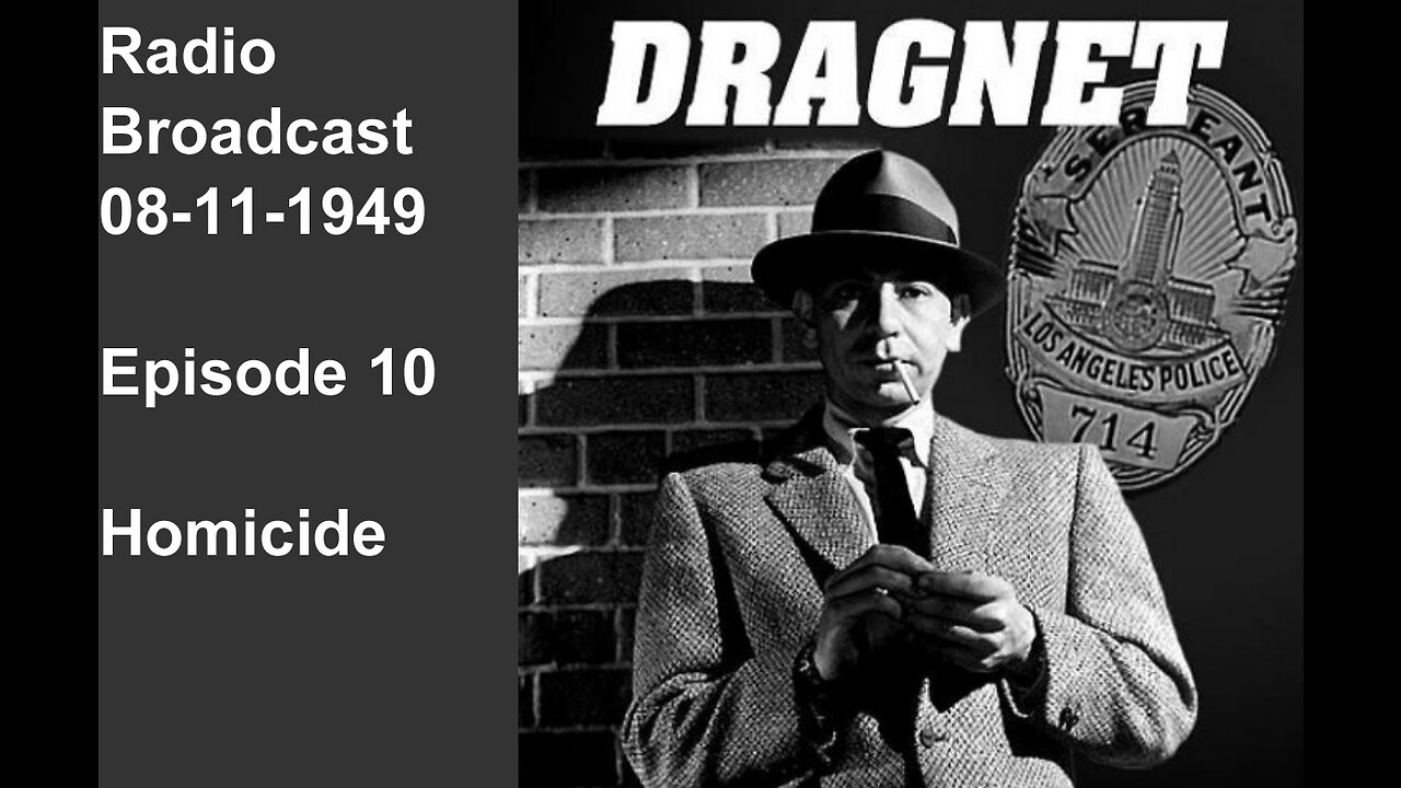 Dragnet 08-11-1949 ep010 Homicide