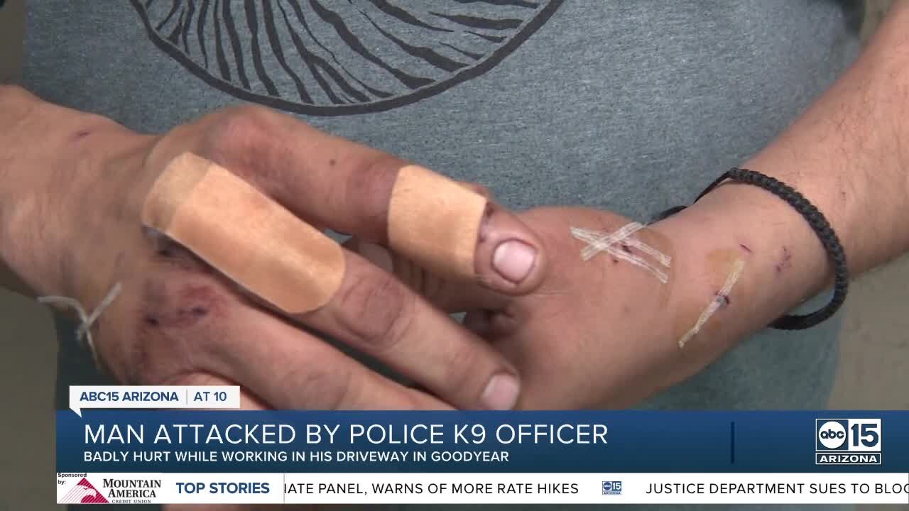 Man recovering after being bitten by Avondale PD K9