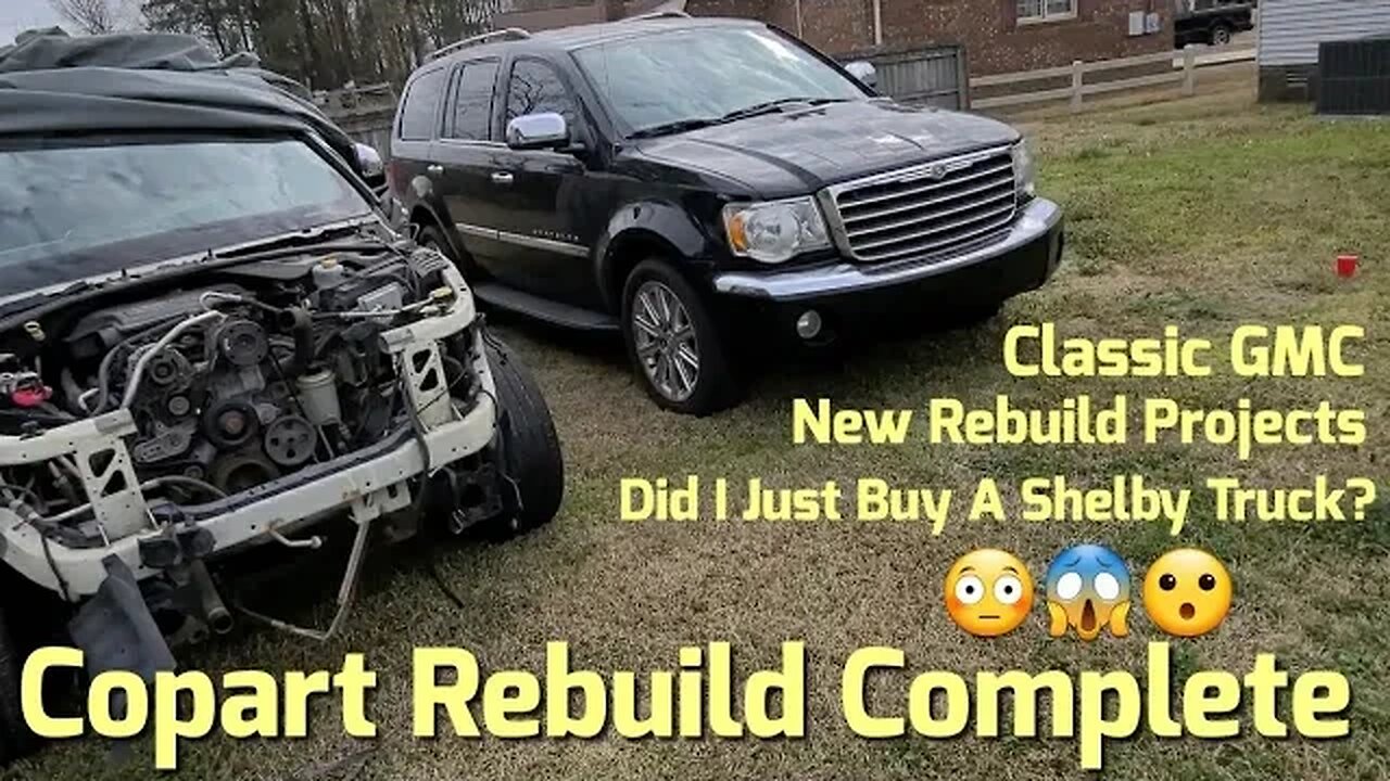 Copart Rebuild Finished, Classic Truck Rebuild, & More