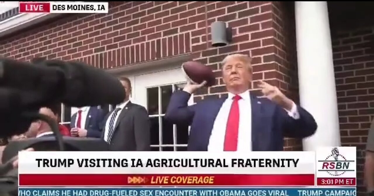 Iowa State Students Go Crazy for Trump