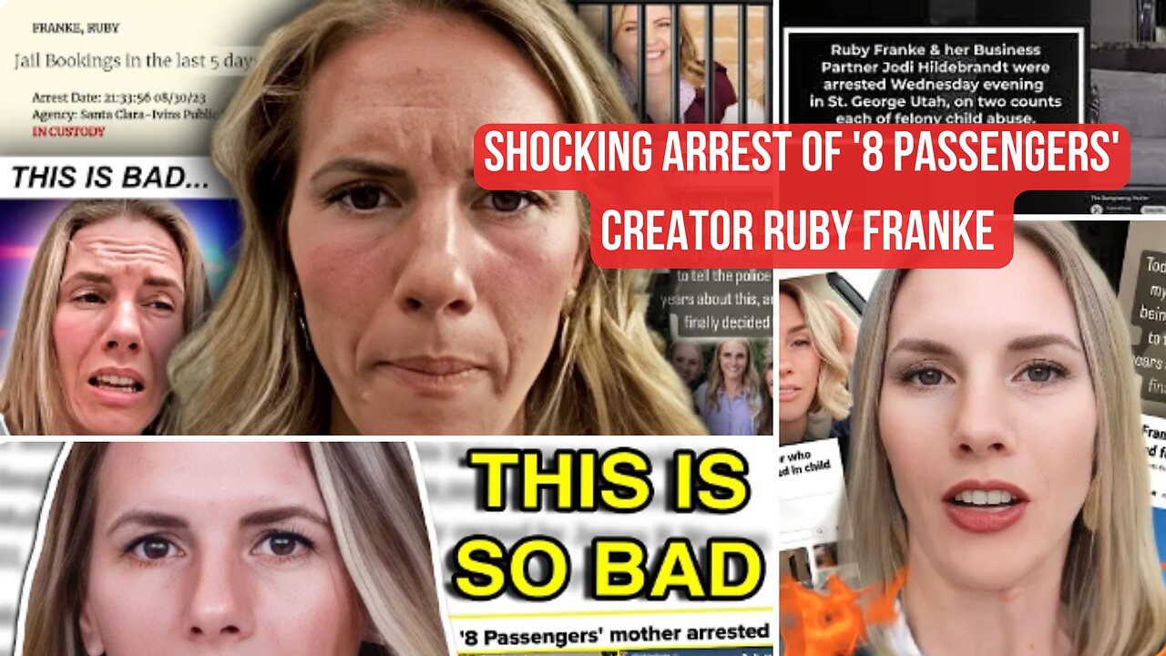 Ruby Franke Shocking Arrest of '8 Passengers' Creator (Complete Story)