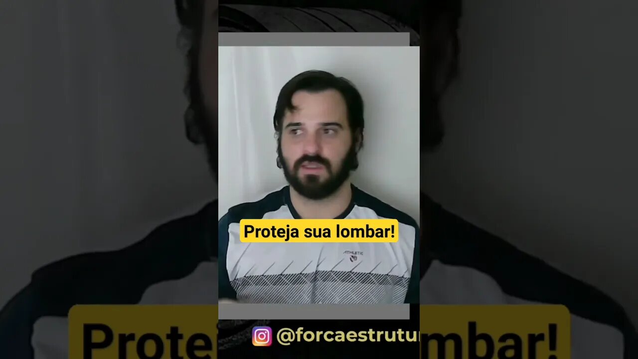 Contraia bem esse musculo no Agachamento p/ proteger a lombar.