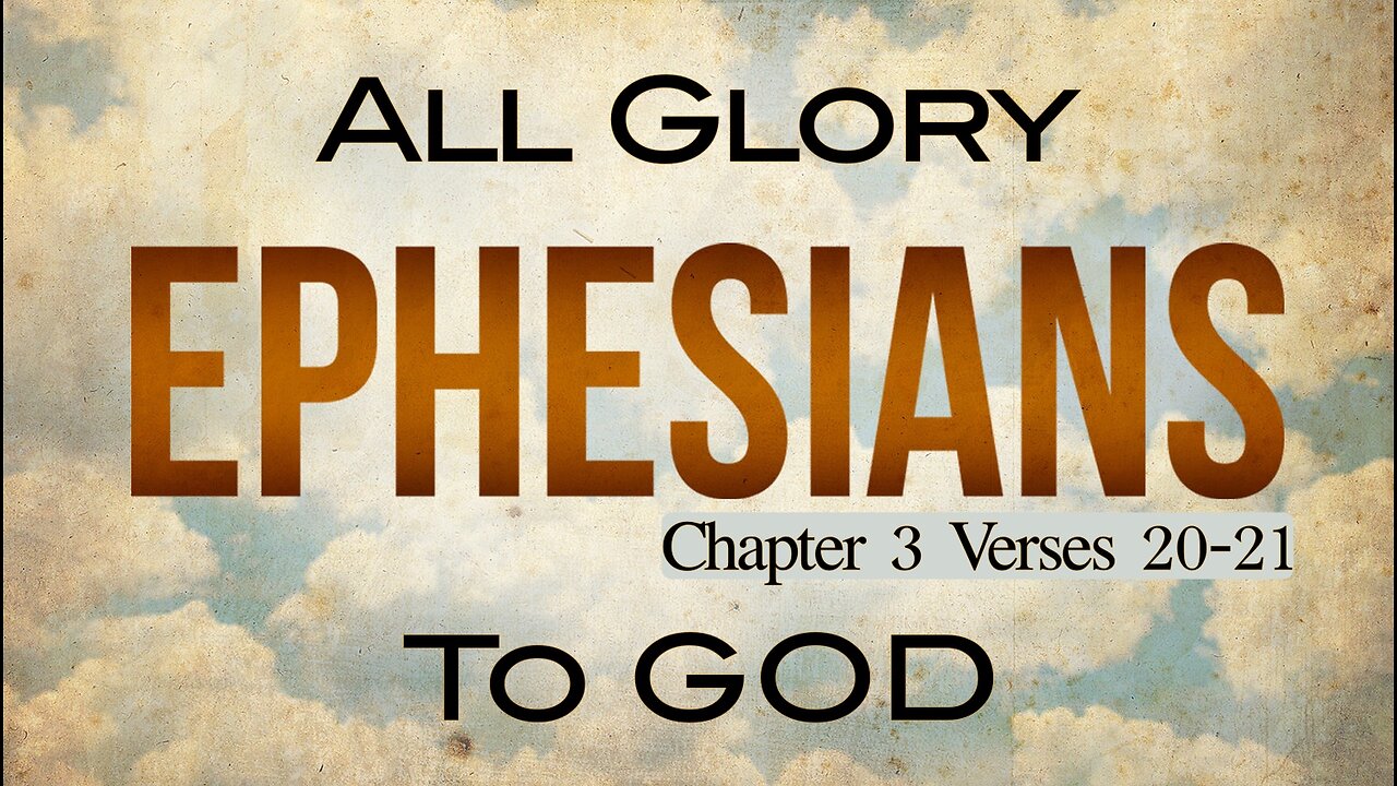 CFC Sunday Sermon - October 8, 2023 - All Glory To God