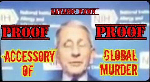 V877. 🚨FAUCI🚨EXPOSED HYPOCRITE