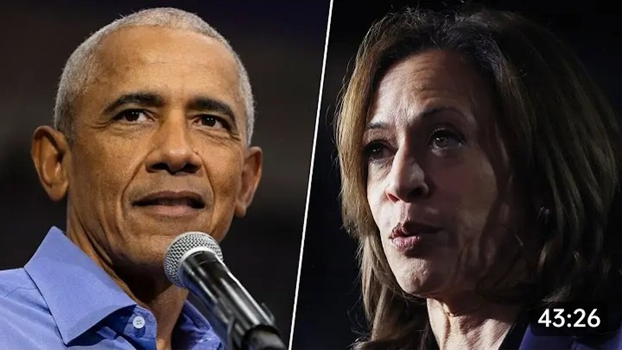 LIVE- Barack Obama campaigns for VP Harris in Las