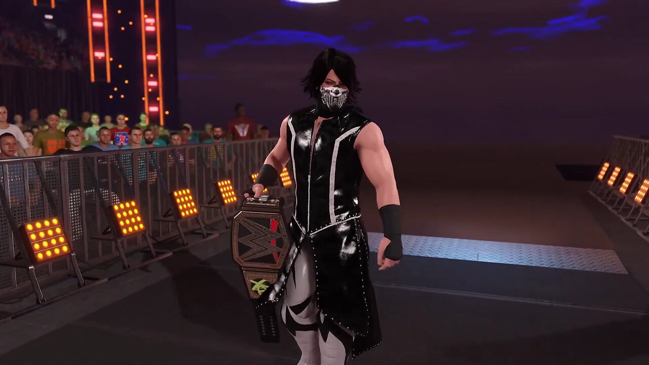 Nathaniel/Nathan Mercer Entrance with Theme Song (Normal & Title motion) - WWE 2K22 Game Clip