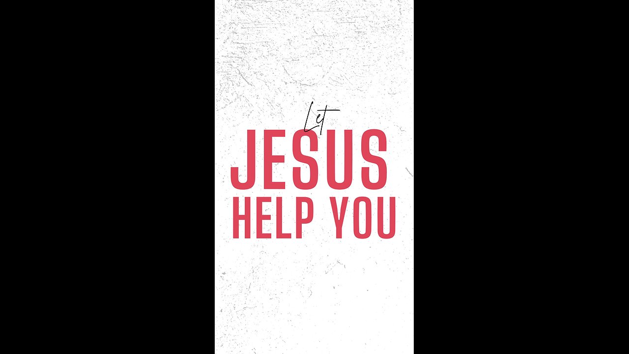 Is your life out of balance? Jesus can help!