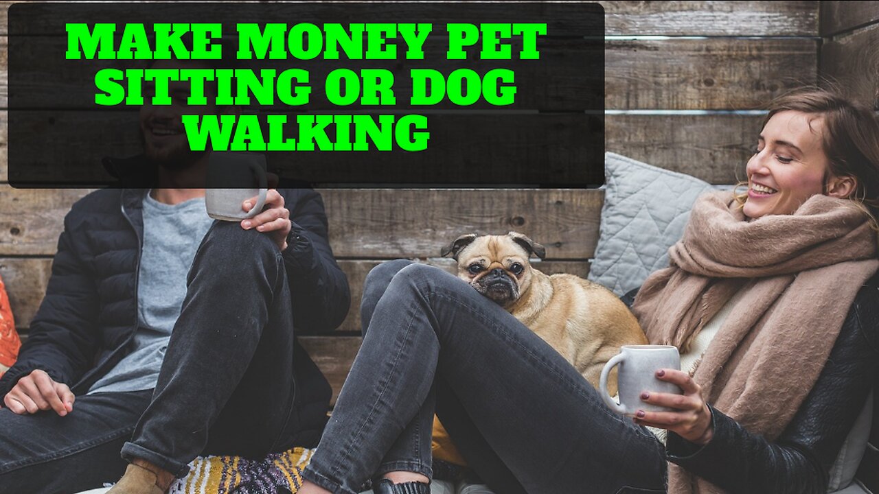 Make Money Pet Sitting or Dog Walking