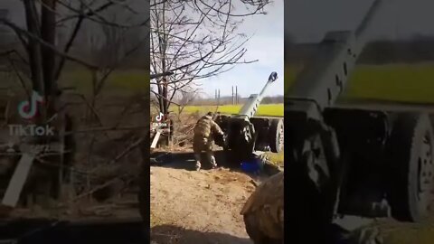 Russian Artillery In Action #ukrainewar