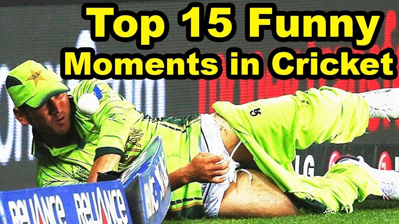Top 15 Funny Moments in Cricket History | Funniest Moments Video