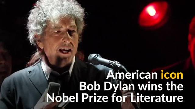 'Greatest living poet' Bob Dylan wins Nobel literature prize
