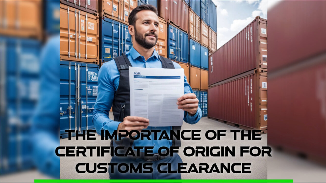 Unveiling the Importance of the Certificate of Origin for Customs Clearance