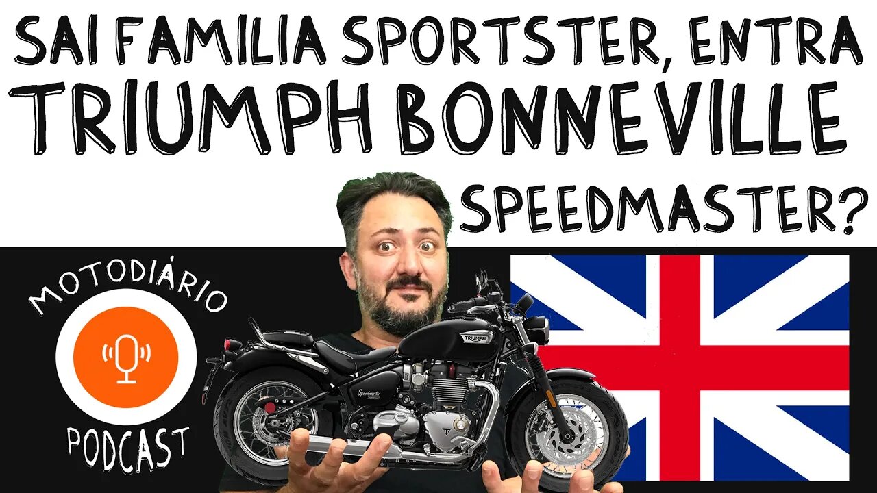 Sai Família SPORTSTER entra Triumph Bonneville SpeedMaster? Seria uma boa opção para o Brasil?