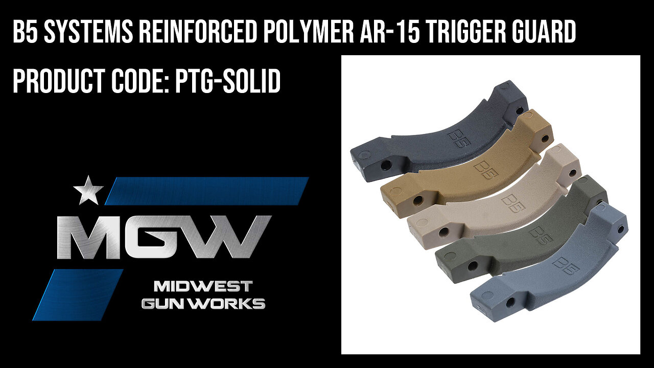 B5 Systems Reinforced Polymer AR-15 Trigger Guard - PTG-SOLID