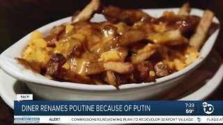 Fact or Fiction: Diner renames poutine because of Putin?