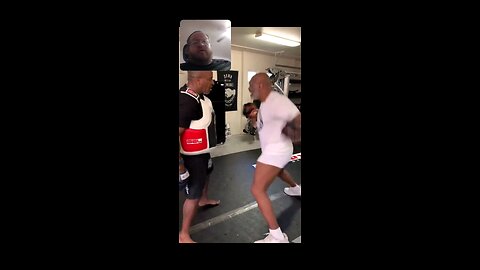 Mike Tyson Putting The Work In For Jake Paul