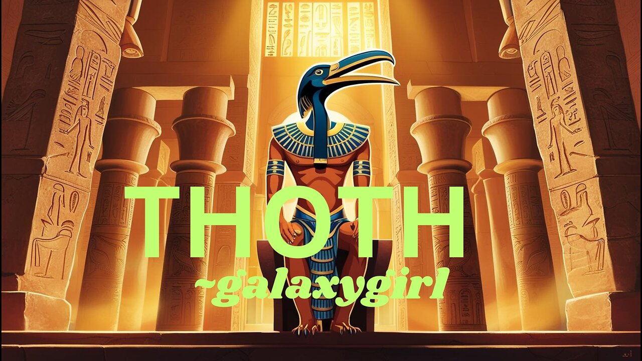 Incredible New Guest! ~ Egyptian God Thoth ~ Channeled by ~ galaxygirl 12/11/2024