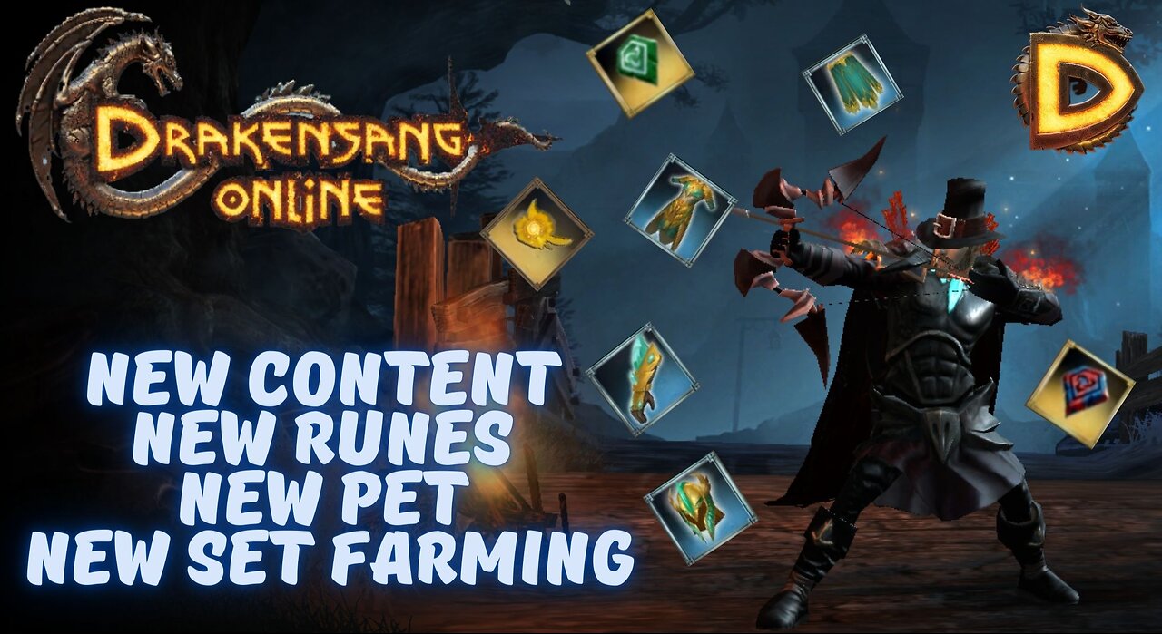 Drakensang Online, New runes, New Pet, New Set Farming, Drakensang, Dso