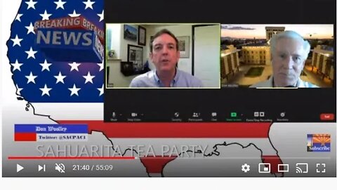 Sahuarita Tea Party with Don Woolley interviewing former SOS Ken Bennett