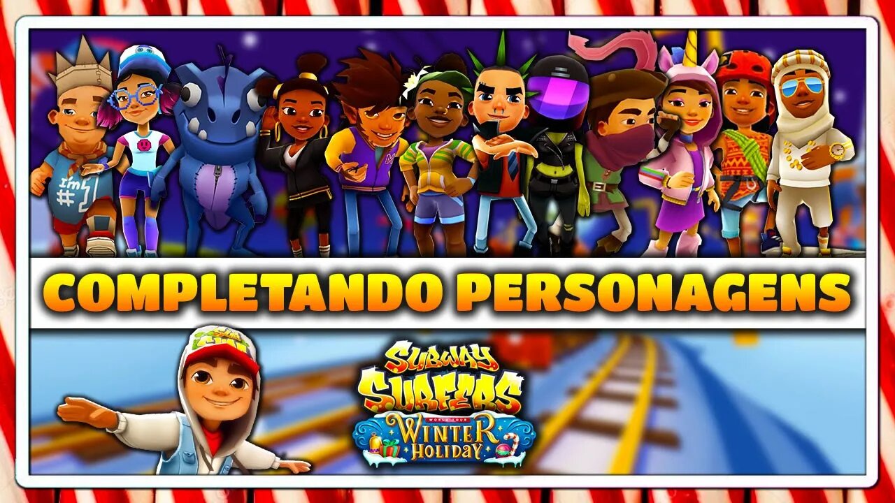 Subway Surfers Winter Holiday 2019 | Completando Personagens