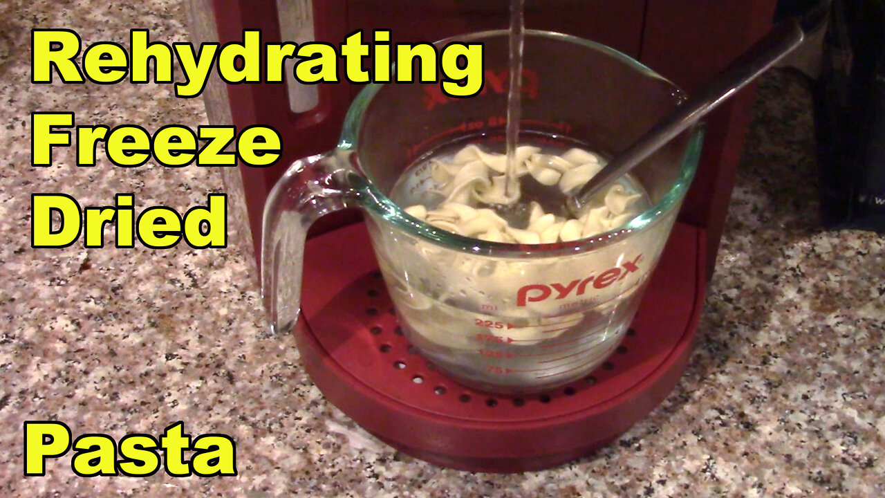 Short, quick, Rehydrating Pasta and adding Meatballs with Mushroom Sauce