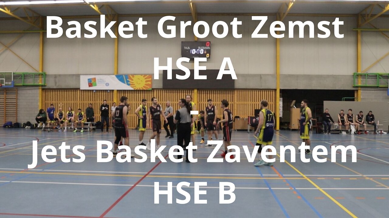 Basket Groot Zemst HSE A - Jets Basket Zaventem HSE B - 09 december 23