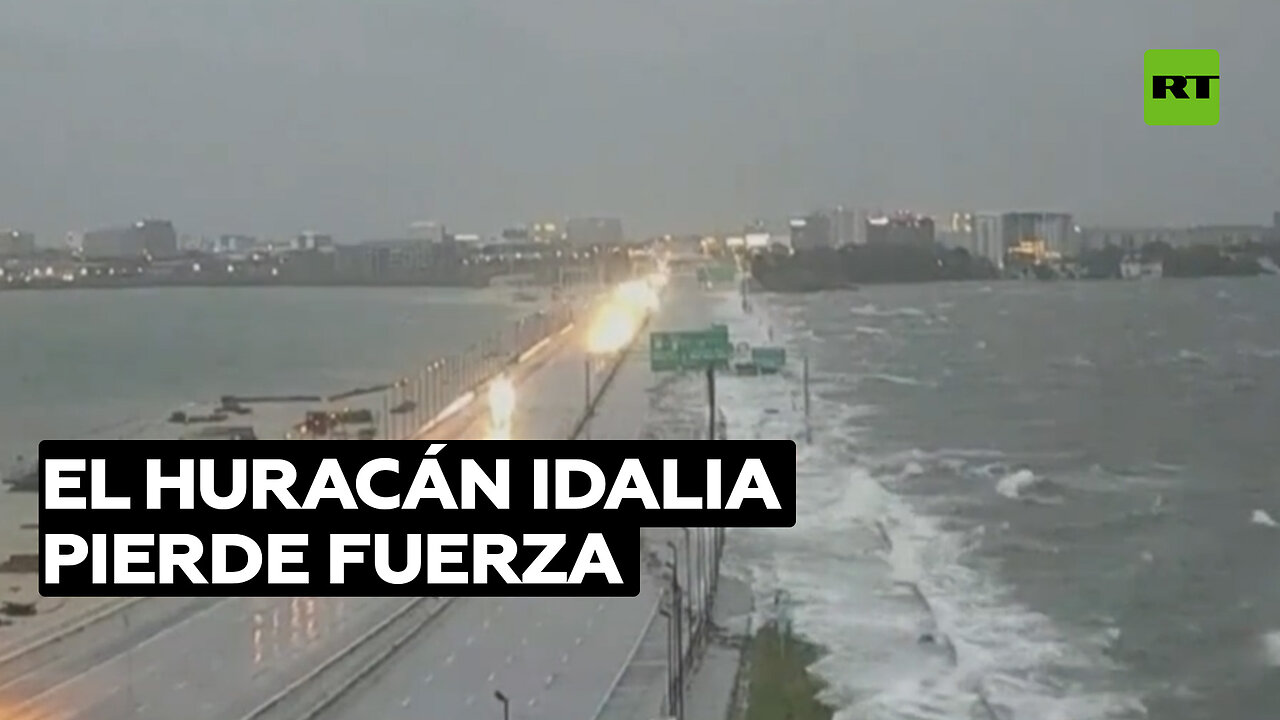 El huracán Idalia pierde fuerza y se convierte en tormenta tropical tras su paso por Florida