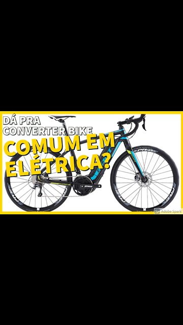 Dá pra converter bicicleta em elétrica?
