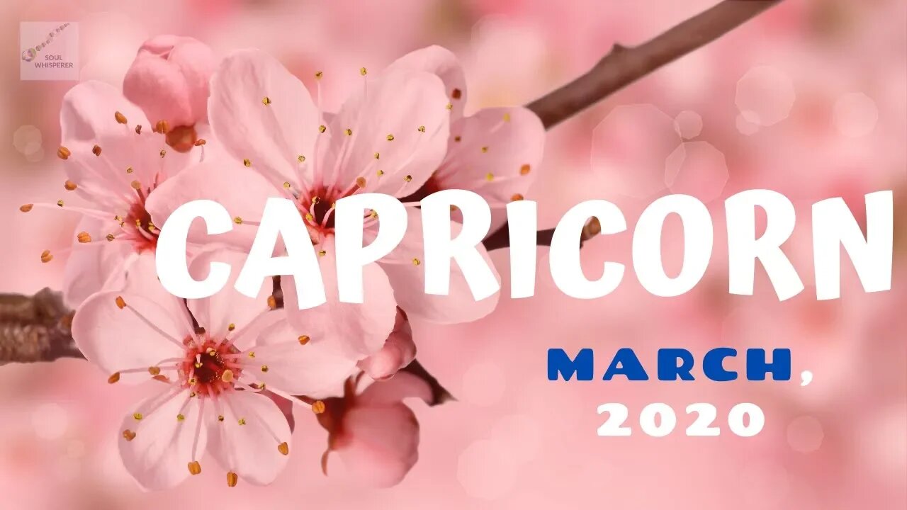 ♑ CAPRICORN ♑: Set the World On Fire * March 2020