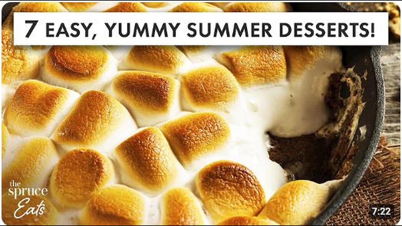 7 Scrumptious, Easy Summer Dessert Recipes | The Spruce Eats #BakeWithUs