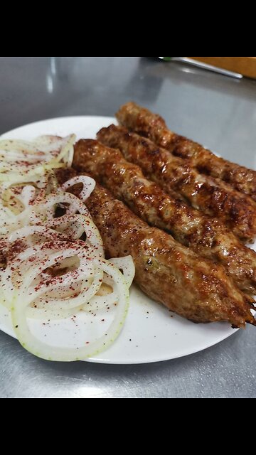 barbecue, kebab, meat, only from the grill